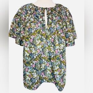 OLD NAVY, Floral Print Blouse, Size XXL